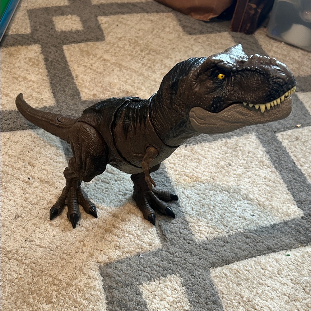 Brown T-Rex Jurassic park